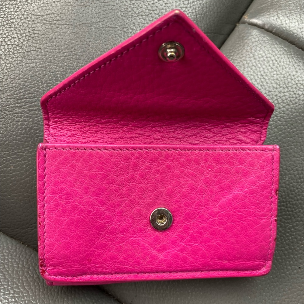 BALENCIAGA Luxury Bi-fold Leather Wallet Cardholder - Picture 3 of 8